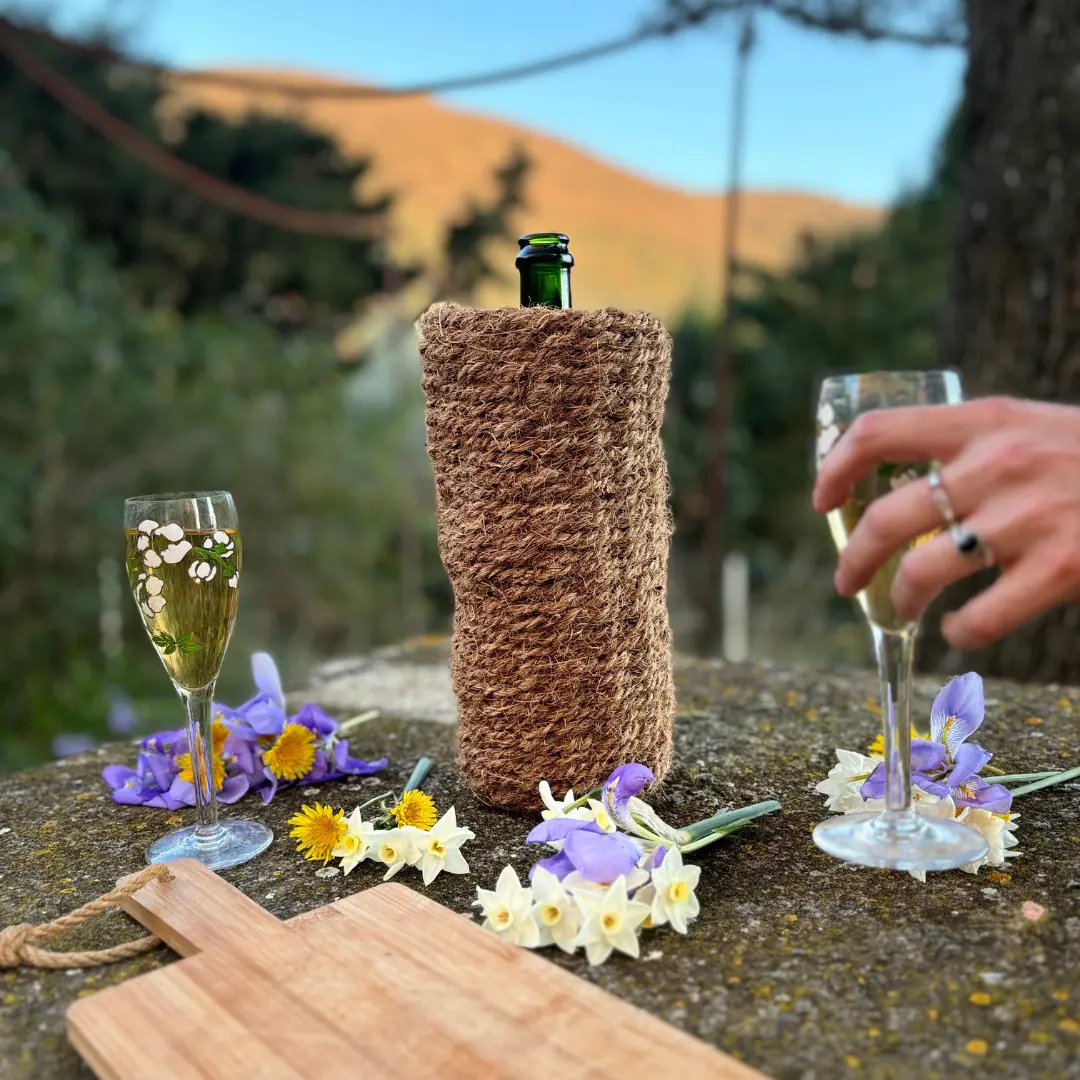 corbeilles panier fibre de coco fait main boutique nyons couvre bouteille
