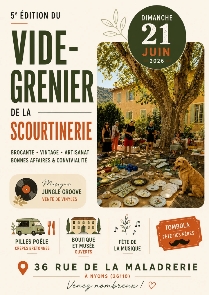 affiche vide grenier