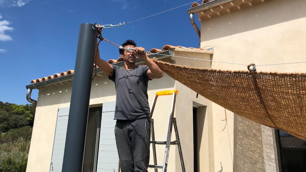scourtinerie ombrière pergola toile coco ombrage voile