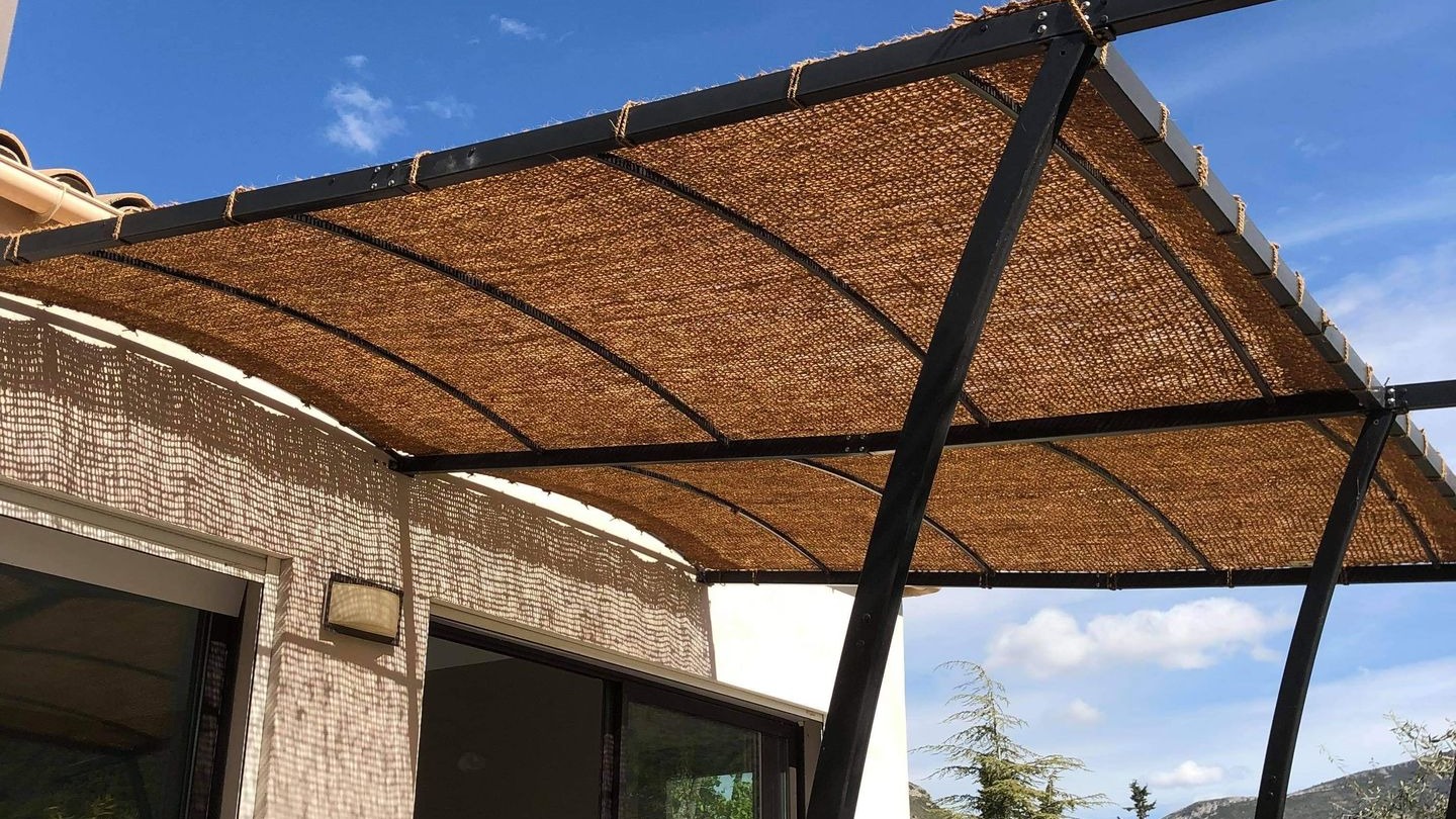 scourtinerie ombrière pergola toile coco ombrage voile pergola