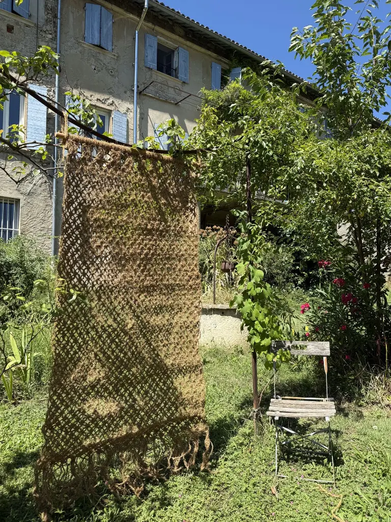 rideau macramé