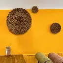 Scourtin rond 60 cm - Naturel