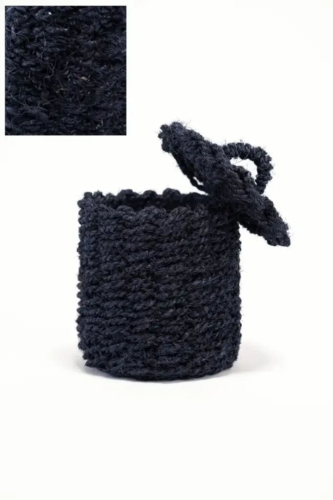 Panière avec Couvercle 12 x 12 cm – 100% Coco