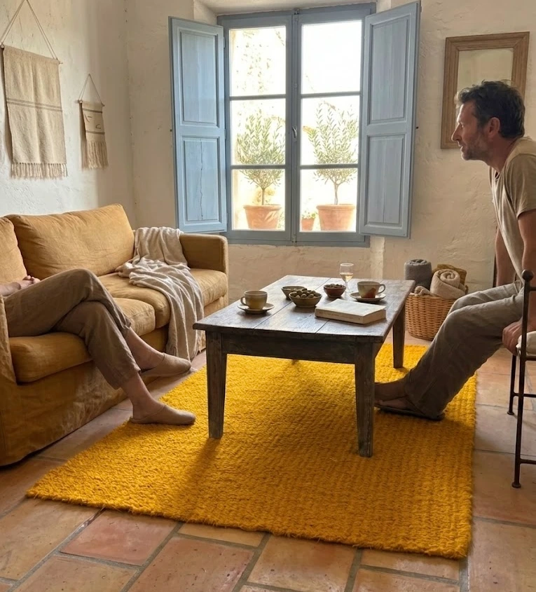 Tapis coco 100 x 200 cm - Couleur