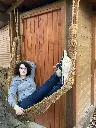 Handwoven Coconut Fiber Hammock