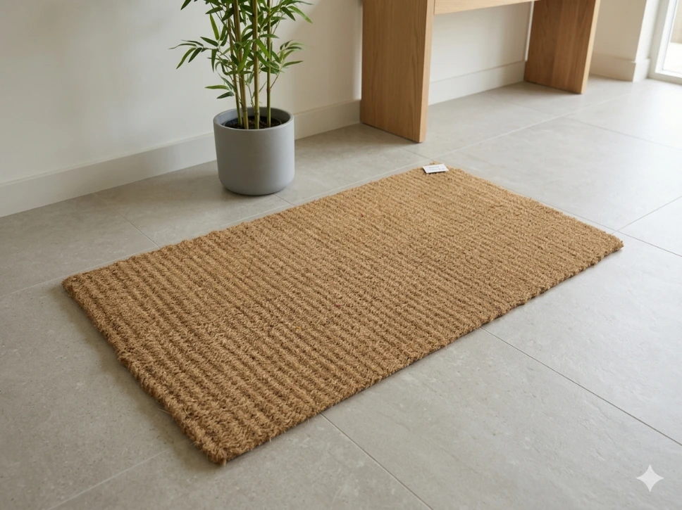 [BTK-PAILLASSON-FIN-60X120] Tapis en fibre de coco naturelle – 60 × 120 cm