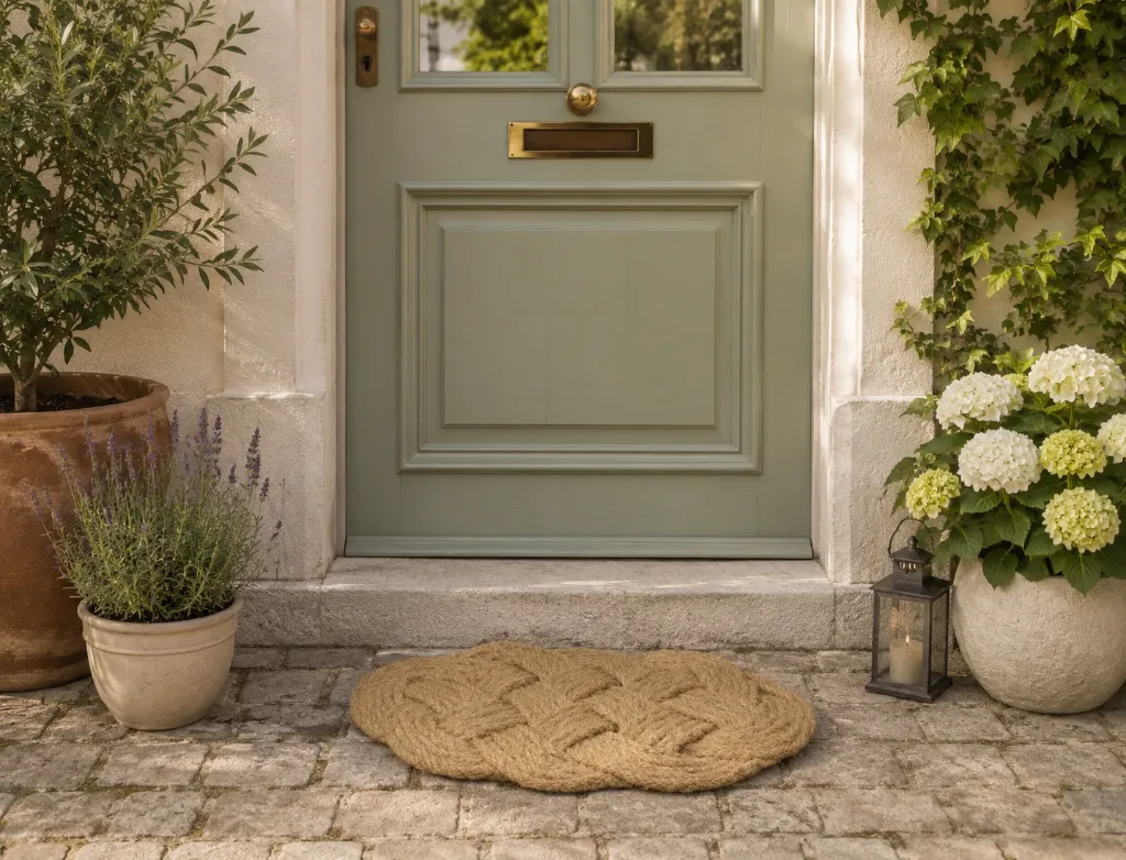 [BTK-PAILLASSON-GRAND-OVALE-TRESSE] Grand ovale Tressé 45 x 75 cm - Naturel
