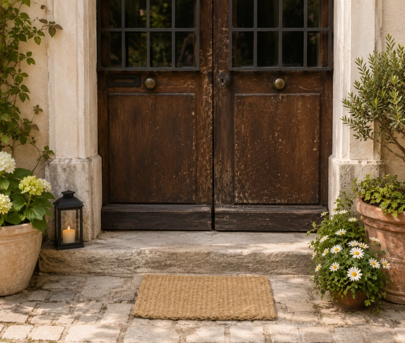 [BTK-PAILLASSON-RECTANGLE-NATUREL-40X68] Natural rectangular doormat 40x68