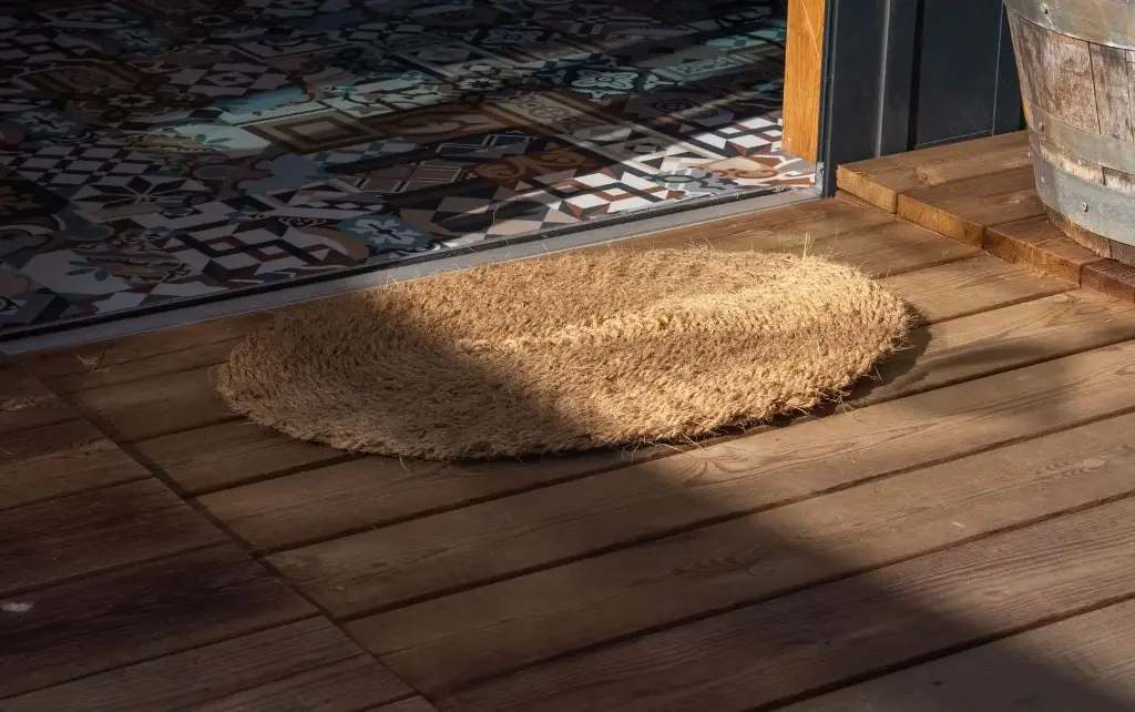 Scourtin Ovale 68x50 cm Naturel