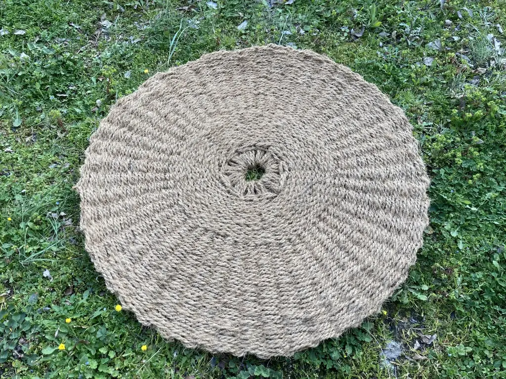 Scourtin rond 80 cm NATUREL