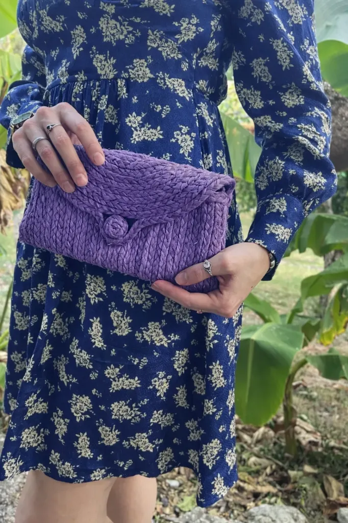 Banana Fiber Clutch – Natural Elegance & Craftsmanship