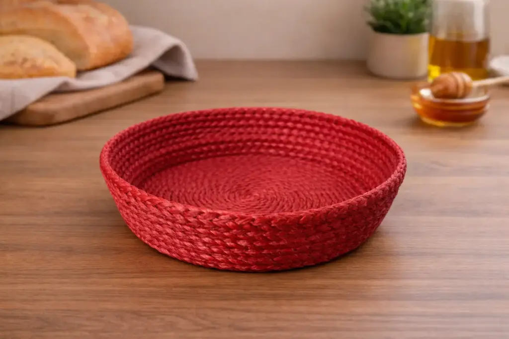 Handwoven Banana Fiber Basket 20 cm