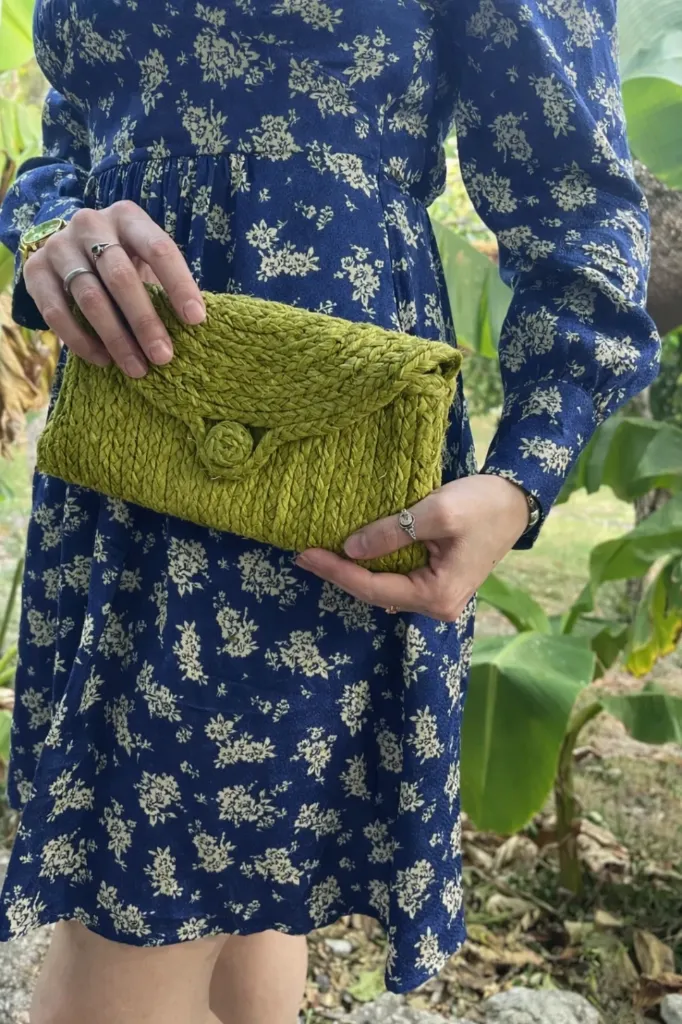 Banana Fiber Clutch – Natural Elegance & Craftsmanship