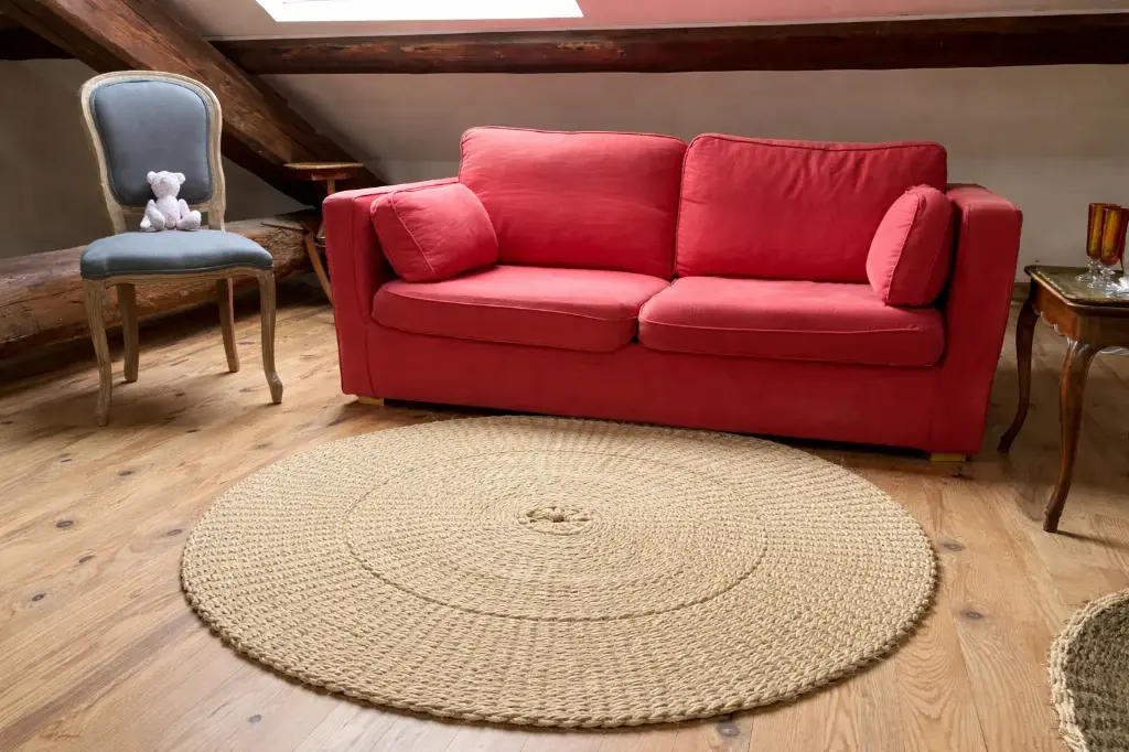 Scourtin rond 140 cm - Couleur