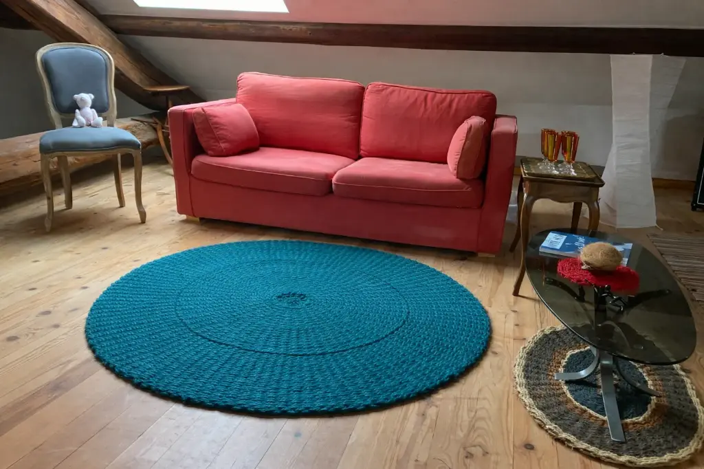 Scourtin rond 140 cm - Couleur