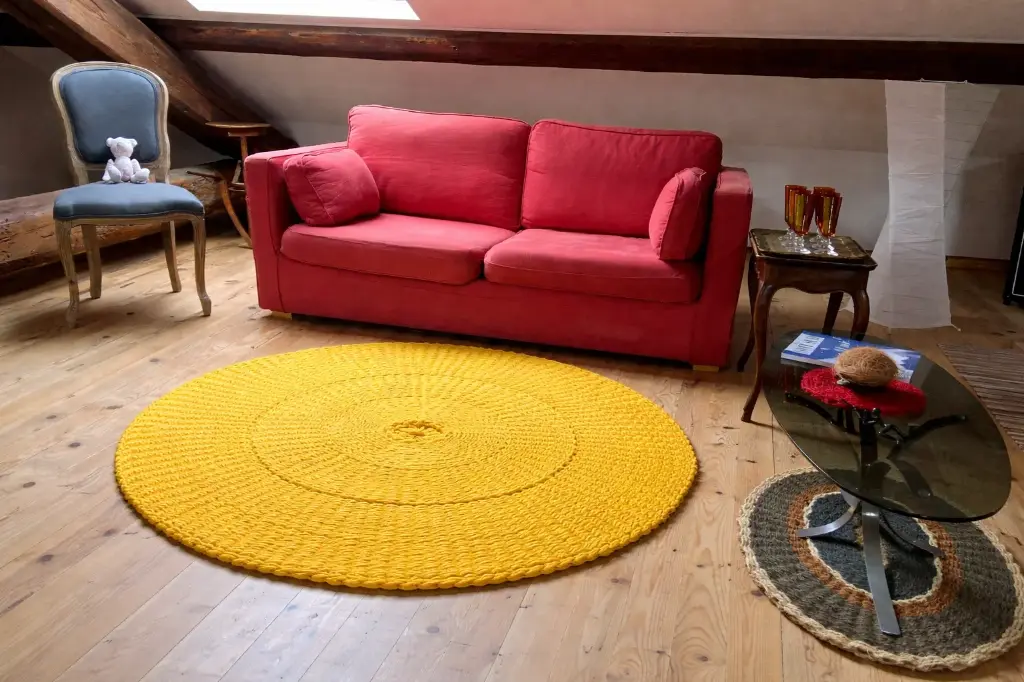 Scourtin rond 140 cm - Couleur