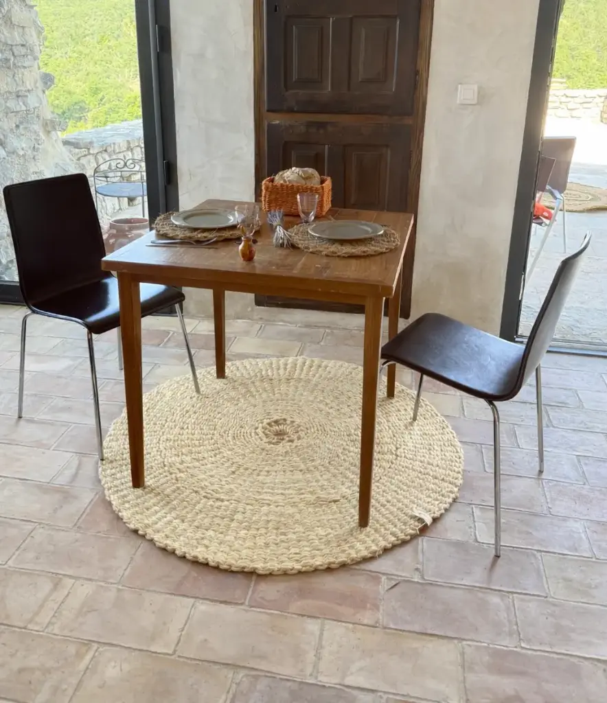 Scourtin rond 120 cm - Couleur