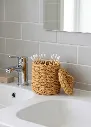 Panière avec Couvercle 12 x 12 cm – 100% Coco