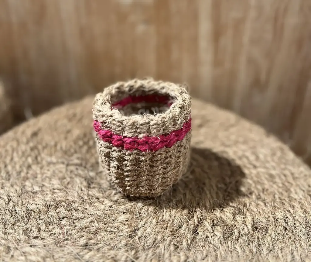 Mini Corbeille en Coco 8x9 cm
