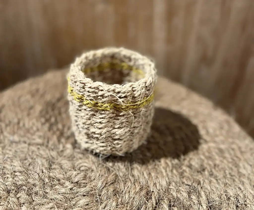 Mini Corbeille en Coco 8 x 9 cm