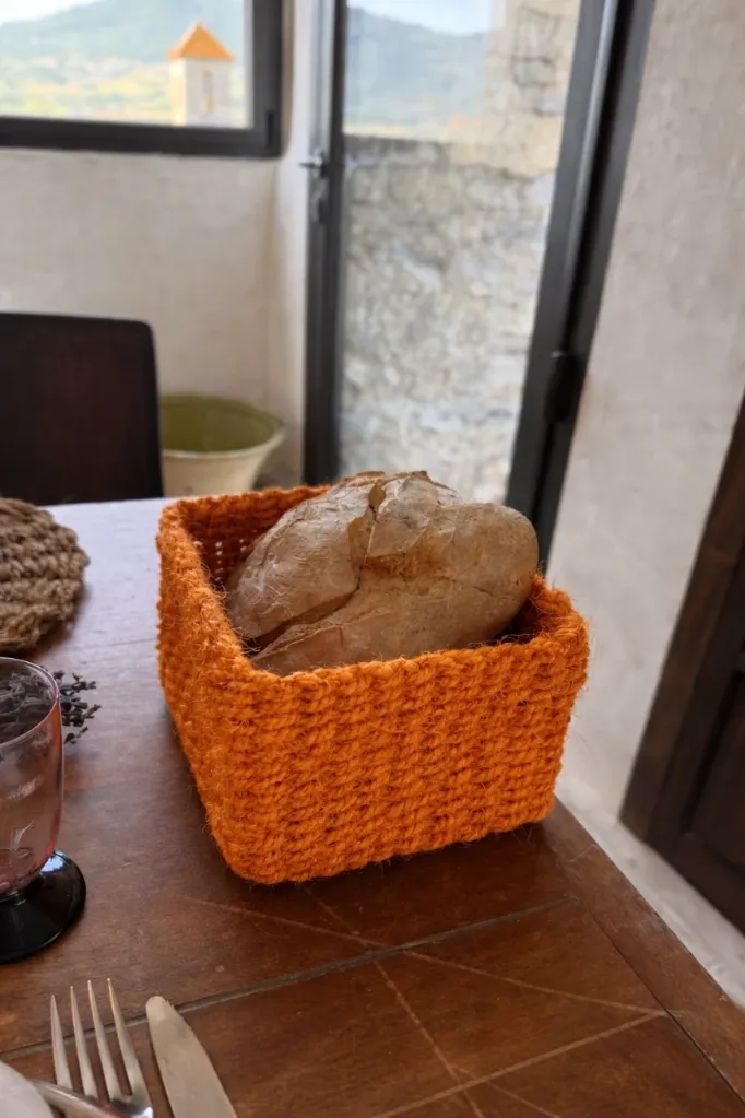 Small Rectangular Coco Basket 22x17 cm