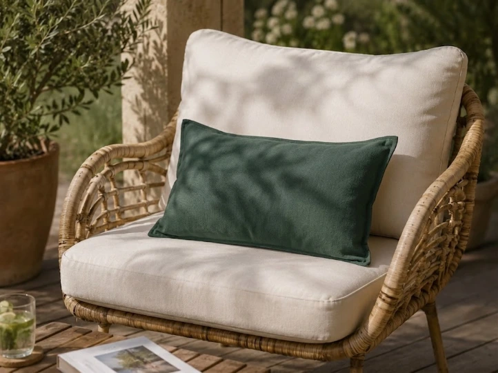 [BTK-COCO-COUSSIN-VERTSAPÏN] Coussin Naturel 30x50 cm – Confort (VERT SAPIN)