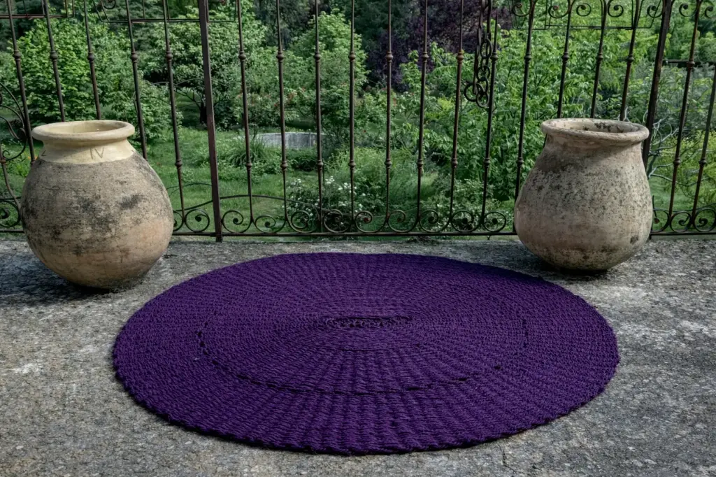 Scourtin Ovale 130x110 cm - Couleur