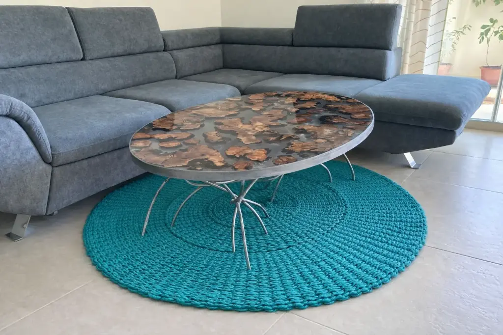 Oval Scourtin 140x120 cm COLOR