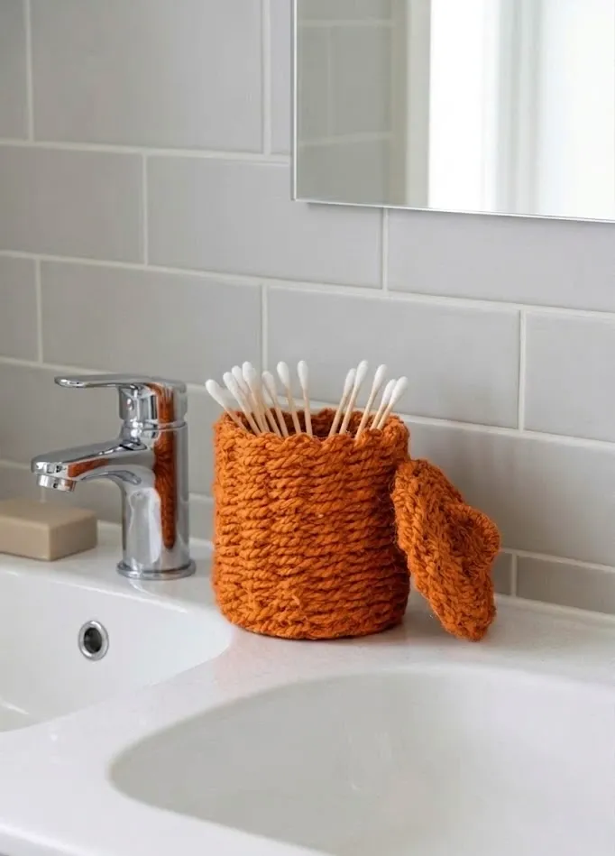 Panière avec Couvercle 12 x 12 cm – 100% Coco