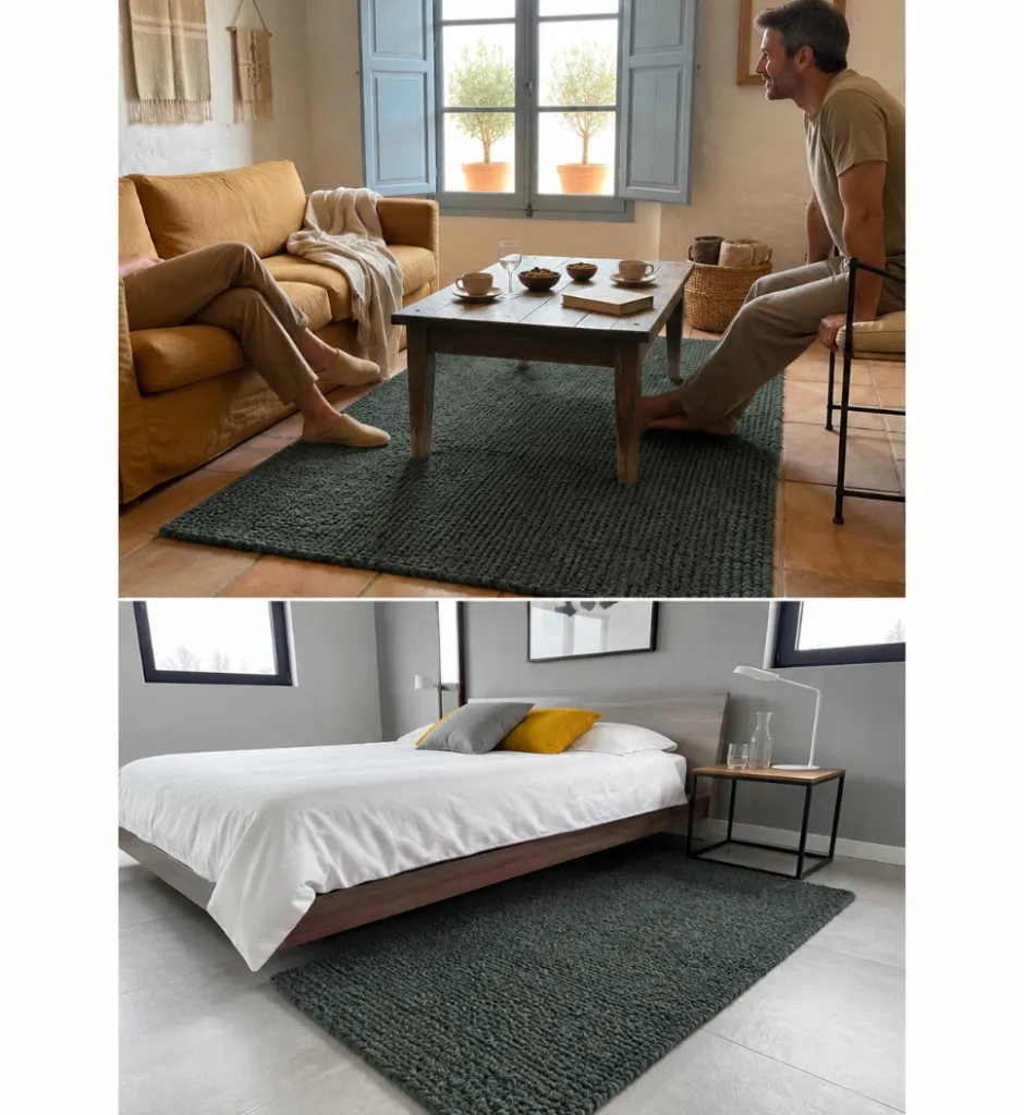 Tapis coco 100 x 200 cm - Couleur