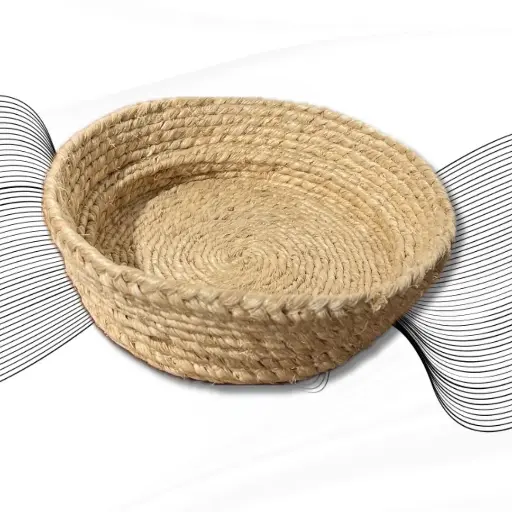 Corbeille en Fibre de Bananier 20 cm