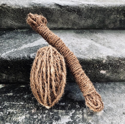 [BTK-BOBINE-RUSTIQUE-22M] Rustic Coconut Rope Spool – 22m Natural