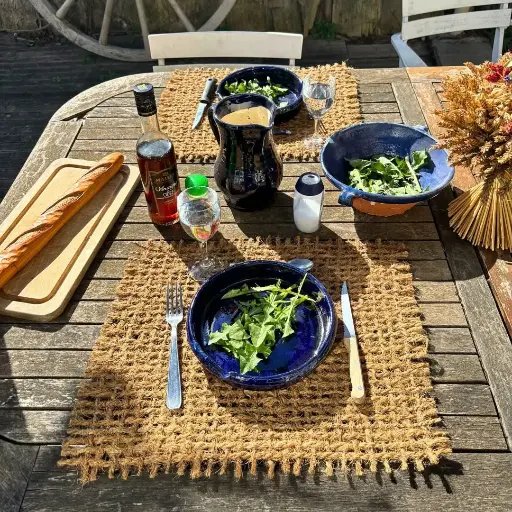 [BTK-COCO-SET-DE-TABLE] Rectangular Placemat – 100% Natural