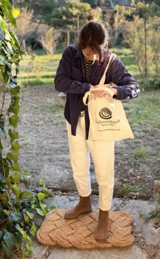 [BTK-COTON-TOTE_BAG] Scourtinerie Tote Bag – 100% Cotton, 35x40 cm