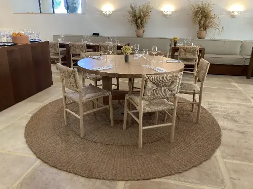 [SRD200N] Provençal Scourtin 200 cm Natural